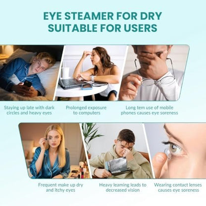 2-in-1 Nano Face & Eye Mister, USB Rechargeable Cool Mist Sprayer for Eyelash Extensions, Makeup Setting & Skin Hydration – Portable Handheld with Visual Water Tank
