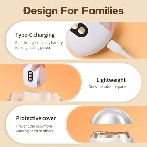 Upgraded 3-in-1 Multi-Functional Electric Nail Clippers for Seniors – 3 Speed Levels, Polishing & Light, White Avelisse