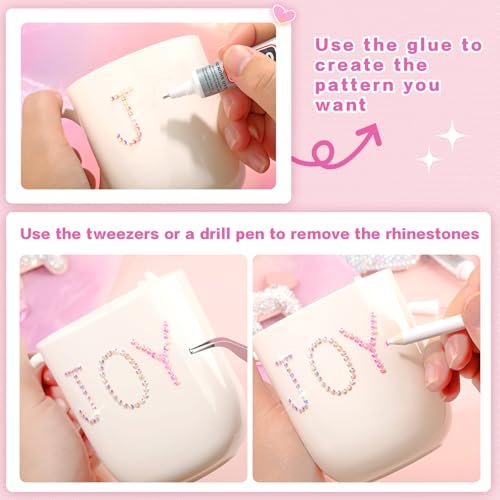 ALTRJO 40000Pcs 42 Colors Resin Jelly Rhinestones for Bedazzling, 3mm Multicolor Resin Flatback Gems for Diamond Art, Bedazzler Kit with 3Pcs 10ml B7000 Jewelry Glue for DIY Crafting Book Shoes Avelisse