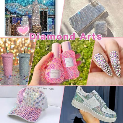 ALTRJO 40000Pcs 42 Colors Resin Jelly Rhinestones for Bedazzling, 3mm Multicolor Resin Flatback Gems for Diamond Art, Bedazzler Kit with 3Pcs 10ml B7000 Jewelry Glue for DIY Crafting Book Shoes Avelisse