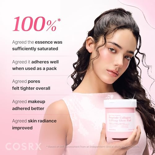 COSRX OneStep Original Peptide Collagen Lifting Glow Pad – 100 Pads | Plumping Toner Pads for Elasticity & Makeup Prep - görsel 10