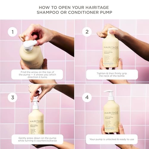 Hairitage Oil Control Clarifying Hair & Scalp Shampoo - Removes Buildup, Moisturizing, Lightweight, with Aloe Vera, Probiotics, Papaya, Sulfate Free & Color Safe, Vegan - 13 Fl Oz - görsel 15
