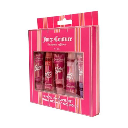 Juicy Couture Lip Gloss Makeup Set – 5 Irresistible Shades in Cute Packaging for Girls & Tweens Avelisse