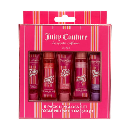 Juicy Couture Lip Gloss Makeup Set – 5 Irresistible Shades in Cute Packaging for Girls & Tweens Avelisse