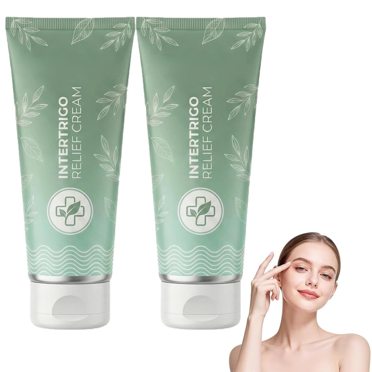 2-Pack Intertrigo Relief Cream - 2026 New Skin Fold Barrier Cream for Moisture & Friction Relief, 1.69 Fl Oz Each Avelisse