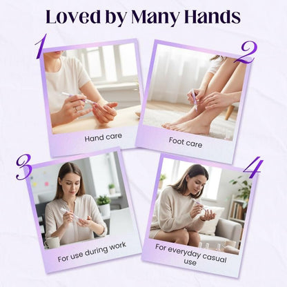 WEYRAVA Cuticle Oil Pusher Pen – 2-in-1 Nail Care Tool with Ceramic Cuticle Pusher & Moisturizing Oil, Portable Nail & Hangnail Care Pen for Dry Cuticles & Daily Hand Beauty