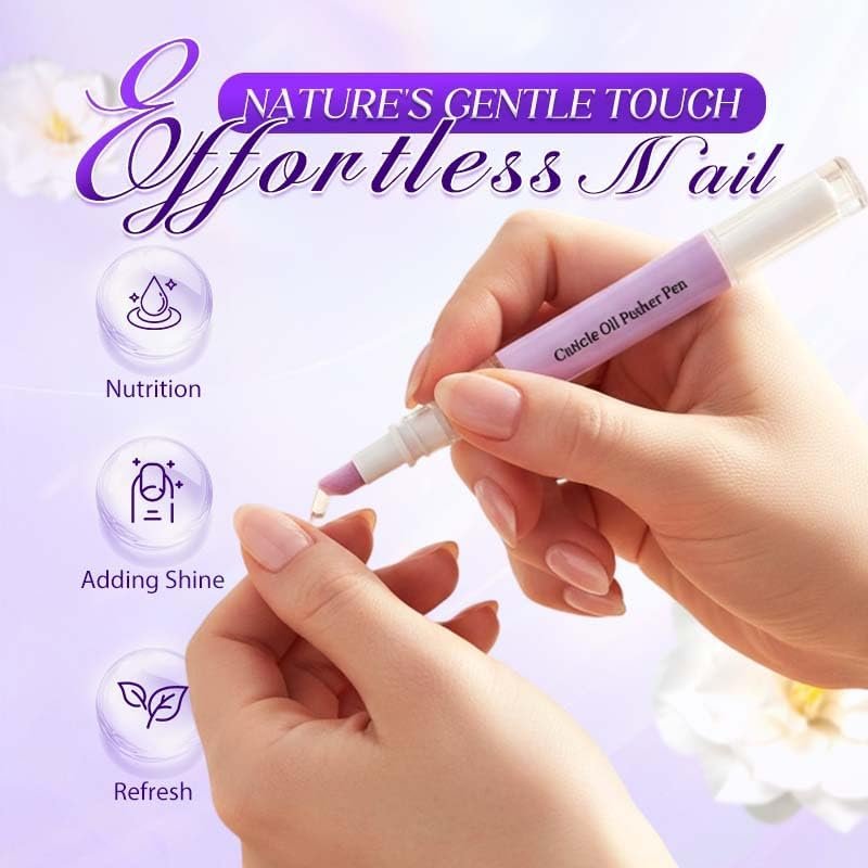 WEYRAVA Cuticle Oil Pusher Pen – 2-in-1 Nail Care Tool with Ceramic Cuticle Pusher & Moisturizing Oil, Portable Nail & Hangnail Care Pen for Dry Cuticles & Daily Hand Beauty - görsel 4
