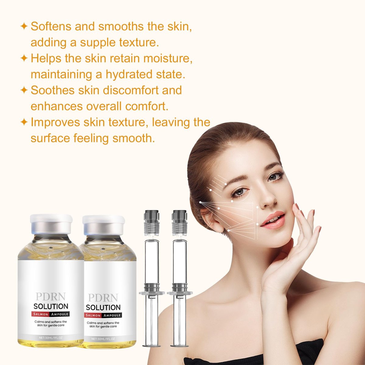 TIMESS Silk Peptide Intensive Lifting Ampoule | Deep Collagen & Silk Peptide Serum | Smooths Wrinkles, Improves Elasticity, Hydrating & Tightening | Suitable for All Skin Types (2 Pack) - görsel 13