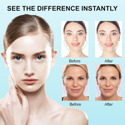 Redcool Face Lift Tape Invisible 180 PCS – Instant Face Tape for Sagging Skin, Double Chin, Jowls & Neck, Ultra Thin Waterproof Face Lifting Tape for Makeup, Jawline & V Shape Contour