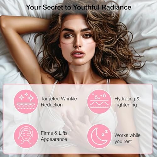 Redcool Neck Wrinkle Patches - 11 Reusable Anti-Wrinkle Silicone Patches for Face, Neck, Chest & Forehead | Collagen Firming Pads for Fine Lines, Moisturizing & Tightening Skincare for Women - görsel 4