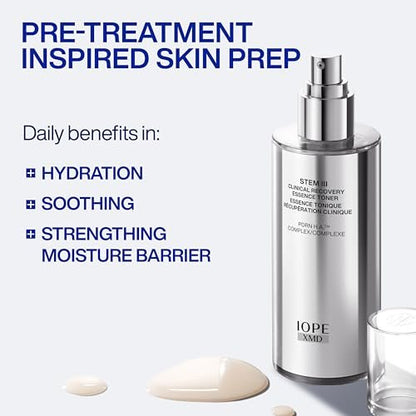 IOPE XMD Stem III Clinical Recovery Essence Toner - Hydrating & Soothing Face Prep with PDRN and Hyaluronic Acid, 5.07 fl. oz. Avelisse