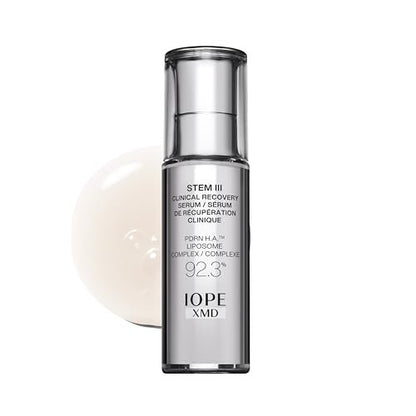 IOPE XMD Stem III Clinical Recovery Serum - Professional PDRN Treatment-Level Results - Visibly Firms, Plumps Volume, and Refines Pores - with Hyaluronic Acid - 1.01 fl. oz. Avelisse