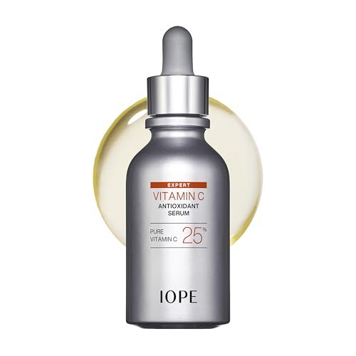 IOPE Expert Vitamin C 25% Antioxidant Serum - 25% Pure Vitamin C for Even Skin Tone, Radiance & Smooth Texture with 5 Antioxidants and PHA - 0.77 fl. oz. Avelisse