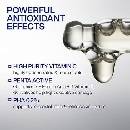 IOPE Expert Vitamin C 25% Antioxidant Serum - 25% Pure Vitamin C for Even Skin Tone, Radiance & Smooth Texture with 5 Antioxidants and PHA - 0.77 fl. oz. Avelisse