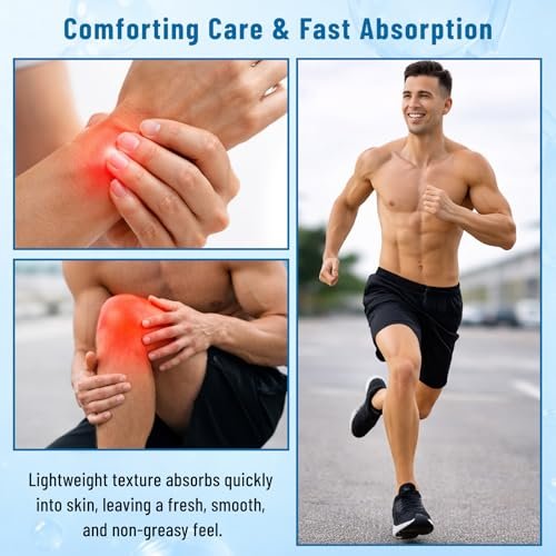 2 Pack Neuropathy Relief Cream with Capsaicin, Mint & Lavender Oil - Cooling & Soothing Formula for Skin Discomfort, Lightweight & Non-Greasy Avelisse