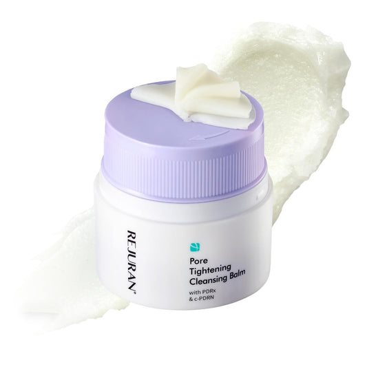 REJURAN Pore Tightening Cleansing Balm with PDRx & c-PDRN – 50ml Deep Makeup & Blackhead Remover, Salmon DNA & Tannin Complex, 3-Step Transforming Balm, Fragrance-Free Avelisse