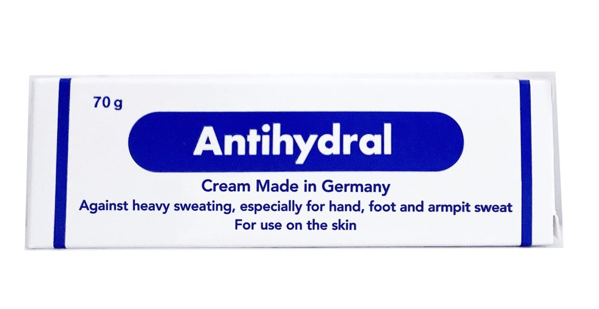 Cream 70g – Made in Germany for Sweaty Hands, Feet & Armpits Avelisse