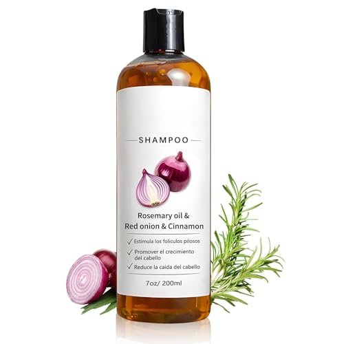 LEDeng Excalvo Shampoo - Rosemary Oil & Red Onion & Cinnamon Extract for Hair Growth, Stronger, Thicker, Longer Hair for Women & Men Avelisse