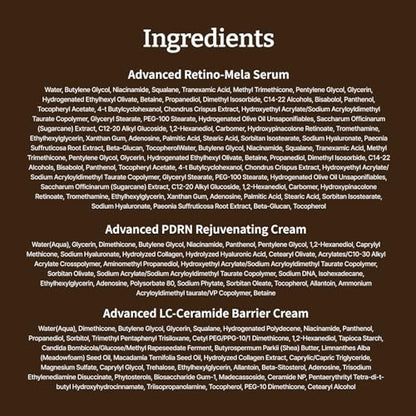 Dr.Reju-All Advanced Skincare System - Complete Gift Set with HPR Retinol Serum, PDRN Cream, Ceramide Barrier Cream - Korean Skin Care Set, Travel Size Included - Daily Anti-Aging Skincare Routine Avelisse