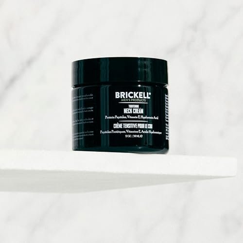Brickell Men's Tightening Neck Cream for Men, Natural and Organic, Firming and Anti-Wrinkle, Unscented, 2 oz Avelisse