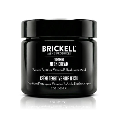 Brickell Men's Tightening Neck Cream for Men, Natural and Organic, Firming and Anti-Wrinkle, Unscented, 2 oz Avelisse