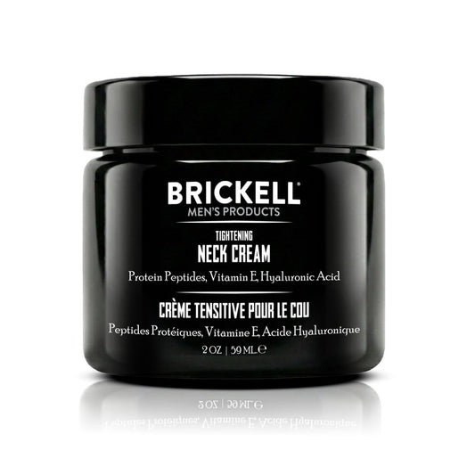 Brickell Men's Tightening Neck Cream for Men, Natural and Organic, Firming and Anti-Wrinkle, Unscented, 2 oz Avelisse
