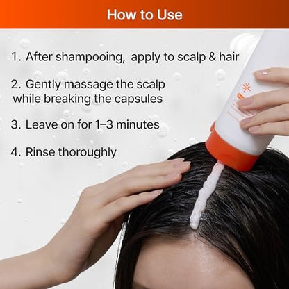 lilyeve GROWTURN Capsule Treatment – Squalane & Exosome Hair Growth Mask for Damaged Hair, Korean Scalp Treatment, Sulfate & Silicone Free, 7.78 fl oz Avelisse