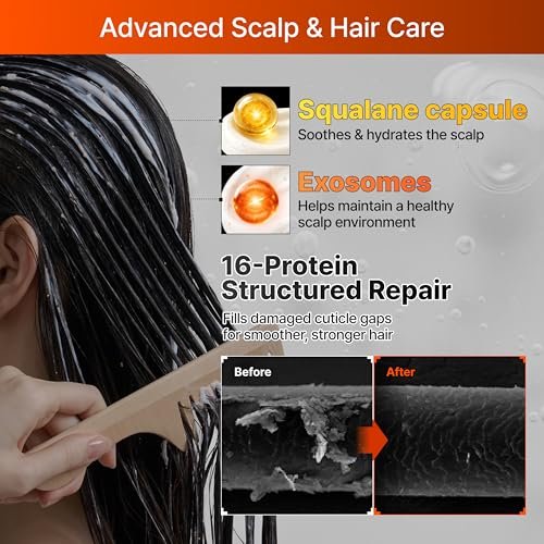 lilyeve GROWTURN Capsule Treatment – Squalane & Exosome Hair Growth Mask for Damaged Hair, Korean Scalp Treatment, Sulfate & Silicone Free, 7.78 fl oz Avelisse