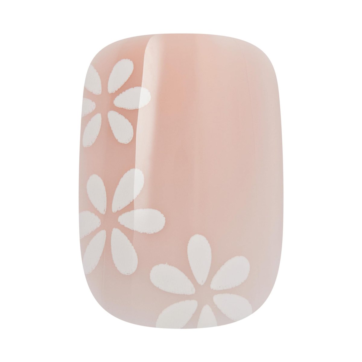 KISS CORE Press On Nails 'Hoppy Days' – Short Beige Squoval Acrylic Nails with Glue, 32-Piece Set - görsel 9