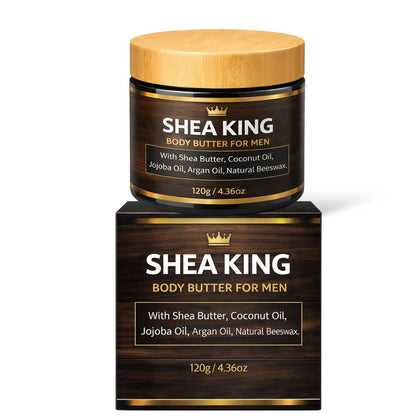 VITALSKINOIL Body Butter for Men - Cologne Scented with Shea Butter and Coconut Oil, 4.36oz Moisturizing Cream Avelisse