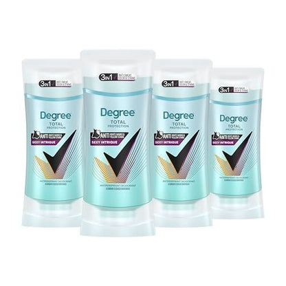 Degree 3in1 Antiperspirant Deodorant 4-Pack, Sexy Intrigue, 72-Hour Protection Against Sweat, Odor and Stains, 2.6 oz Each Avelisse