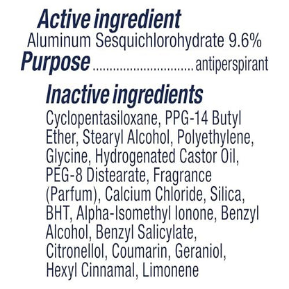 Degree 3in1 Antiperspirant Deodorant 4-Pack, Sexy Intrigue, 72-Hour Protection Against Sweat, Odor and Stains, 2.6 oz Each Avelisse