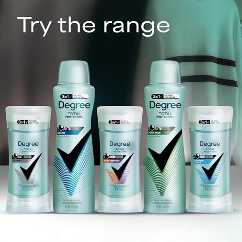 Degree 3in1 Antiperspirant Deodorant 4-Pack, Sexy Intrigue, 72-Hour Protection Against Sweat, Odor and Stains, 2.6 oz Each Avelisse
