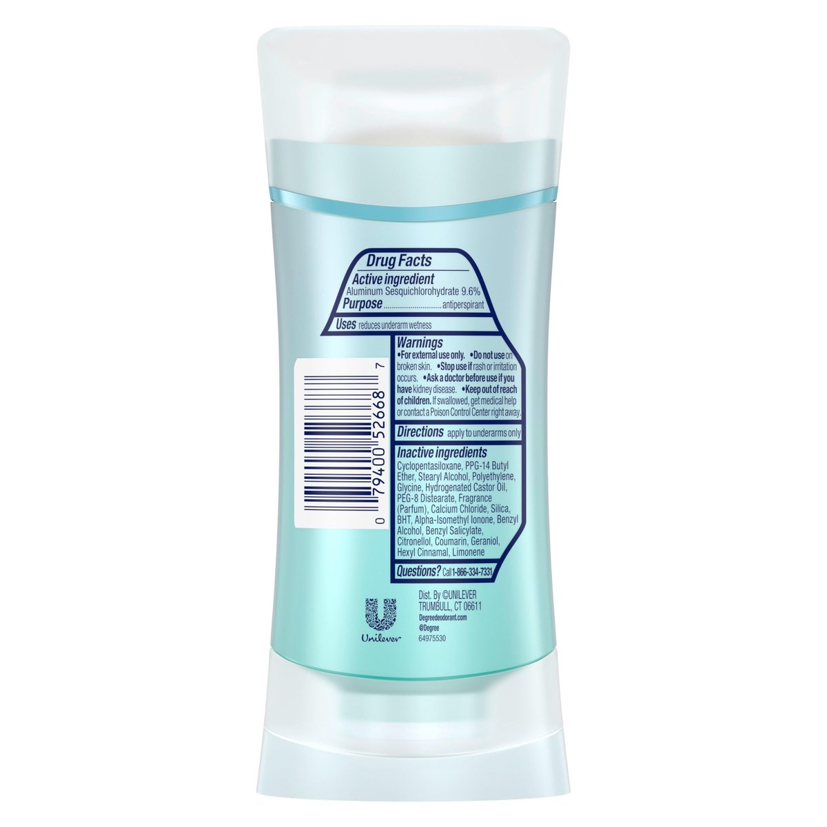 Degree 3in1 Antiperspirant Deodorant 4-Pack, Sexy Intrigue, 72-Hour Protection Against Sweat, Odor and Stains, 2.6 oz Each Avelisse