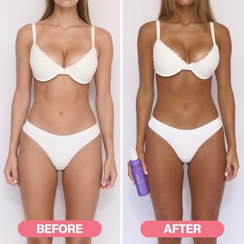 BALI BODY Deep Violet 1 Hour Express Self Tanner – Fast-Acting, Weightless Self Tanner for Natural Bronze – No-Transfer, Hydrating Quick Tan Mousse for Smooth, Radiant Skin Avelisse