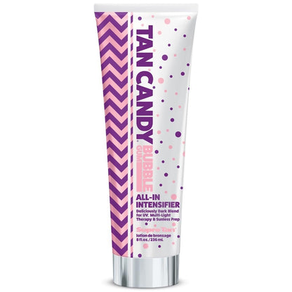Supre Tan Candy Bubble Gum All-In Intensifier Dark Blend for UV, Multi Light Therapy and Sunless Prep 8oz