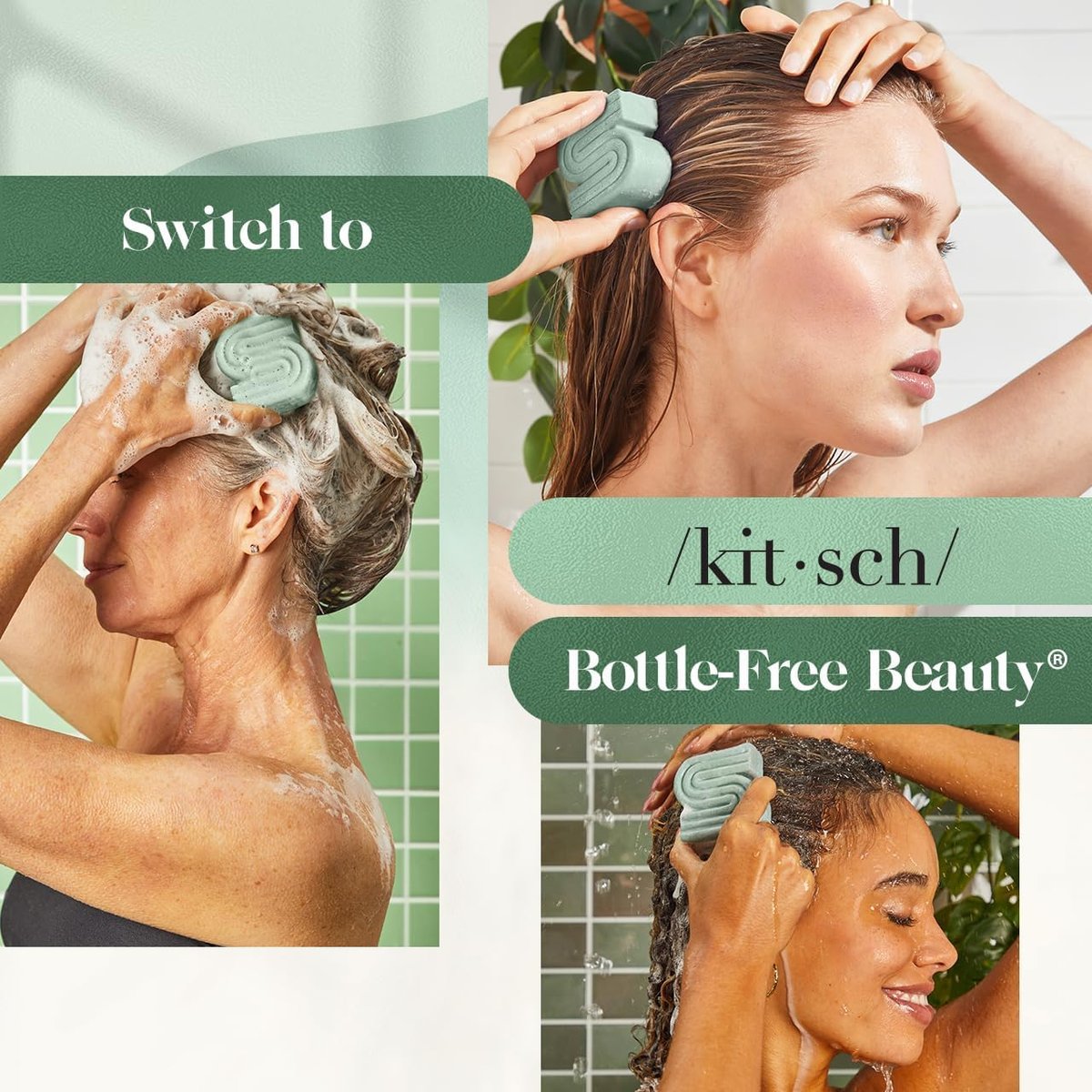 Kitsch Rosemary & Biotin Shampoo Bar for Hair Growth, Strengthening & Volumizing – Sulfate-Free, Paraben-Free, Silicone-Free – 3.5 oz Avelisse