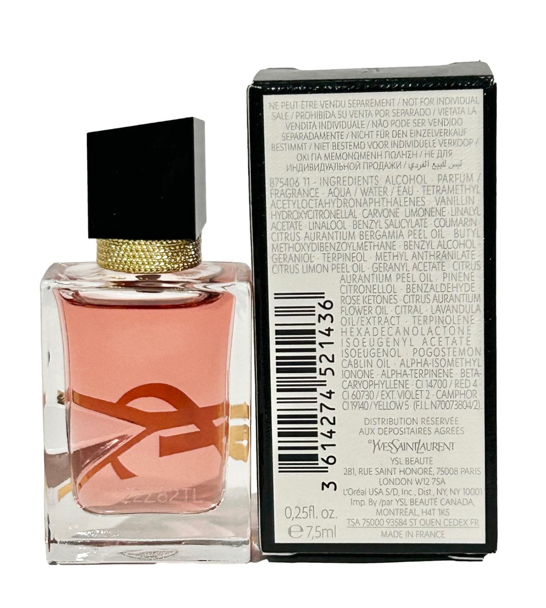 Yves Saint Laurent Libre Eau de Parfum Mini Sample 7.5ml - Berry Crush Fruitee Avelisse