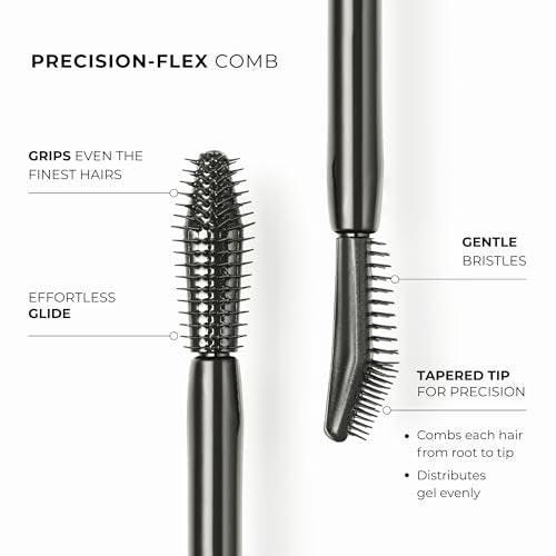 Wunderbrow Frame & Set Brow Gel - Clear Eyebrow Gel for Long-Lasting Flexible Hold, Flake-Free & Zero Residue Avelisse