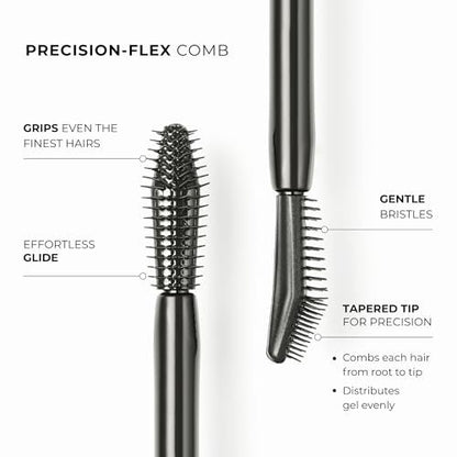 Wunderbrow Frame & Set Brow Gel - Clear Eyebrow Gel for Long-Lasting Flexible Hold, Flake-Free & Zero Residue Avelisse