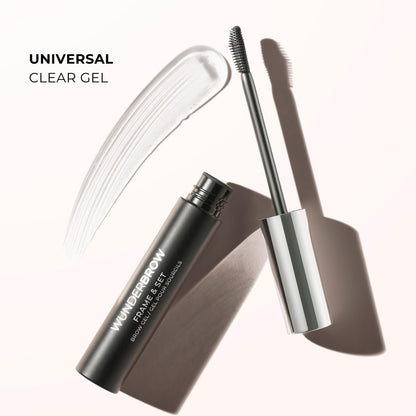 Wunderbrow Frame & Set Brow Gel - Clear Eyebrow Gel for Long-Lasting Flexible Hold, Flake-Free & Zero Residue Avelisse