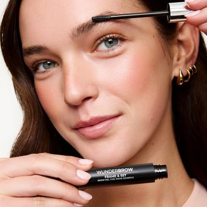 Wunderbrow Frame & Set Brow Gel - Clear Eyebrow Gel for Long-Lasting Flexible Hold, Flake-Free & Zero Residue Avelisse