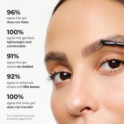Wunderbrow Frame & Set Brow Gel - Clear Eyebrow Gel for Long-Lasting Flexible Hold, Flake-Free & Zero Residue Avelisse