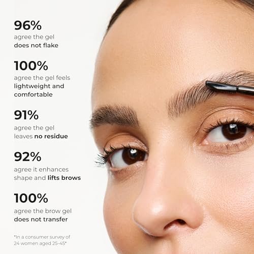 Wunderbrow Frame & Set Brow Gel - Clear Eyebrow Gel for Long-Lasting Flexible Hold, Flake-Free & Zero Residue Avelisse