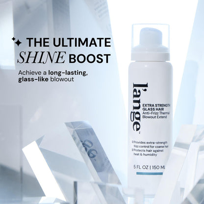 L'ANGE HAIR Extra Strength Glass Hair Anti-Frizz Thermal Blowout Extend Heat Protectant Spray, 5 fl oz Avelisse