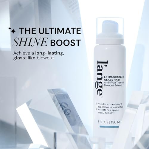L'ANGE HAIR Extra Strength Glass Hair Anti-Frizz Thermal Blowout Extend Heat Protectant Spray, 5 fl oz Avelisse