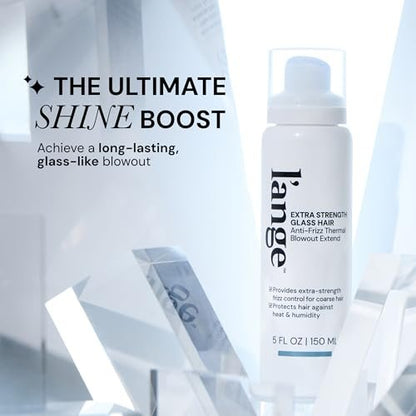 L'ANGE HAIR Extra Strength Glass Hair Anti-Frizz Thermal Blowout Extend Heat Protectant Spray, 5 fl oz Avelisse