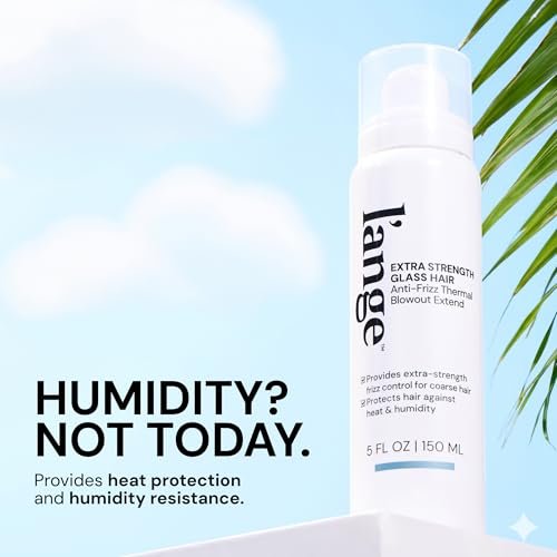 L'ANGE HAIR Extra Strength Glass Hair Anti-Frizz Thermal Blowout Extend Heat Protectant Spray, 5 fl oz Avelisse