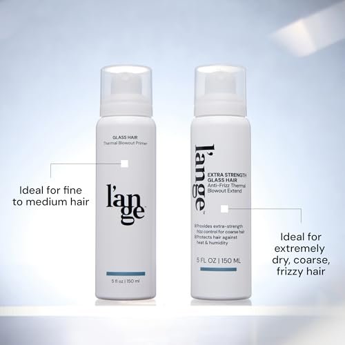 L'ANGE HAIR Extra Strength Glass Hair Anti-Frizz Thermal Blowout Extend Heat Protectant Spray, 5 fl oz Avelisse