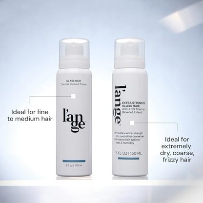 L'ANGE HAIR Extra Strength Glass Hair Anti-Frizz Thermal Blowout Extend Heat Protectant Spray, 5 fl oz Avelisse